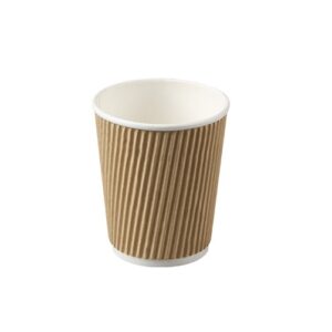 Ripple Kraft Paper Coffee Cups